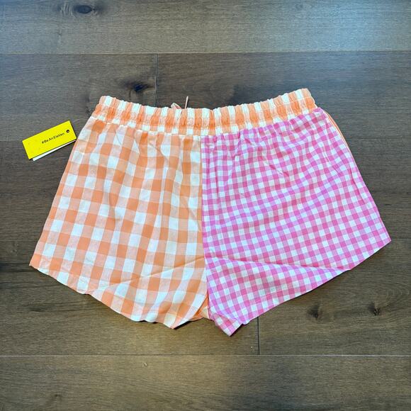 Eleven By Venus Williams Women’s Cindy Short Coral Fuschia Check size Medium NWT - Picture 5 of 5